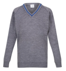 Courtelle Stripe Knitted V-Neck Sweater